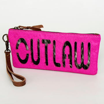 American Darling Wristlet Hair on Genuine Leather Western Women Bag | Handbag Purse | Women Wristlet | Wristlet Wristlet | Travel Wristlet | Leather Wristlet | Clutch Wristlet